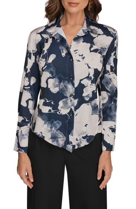 Floral Button-Up Shirt