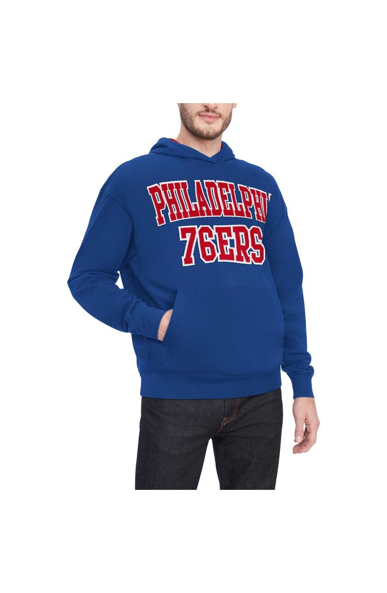 TOMMY JEANS Men's Tommy Jeans Royal Philadelphia 76ers Greyson Pullover Hoodie, Main, color, Royal