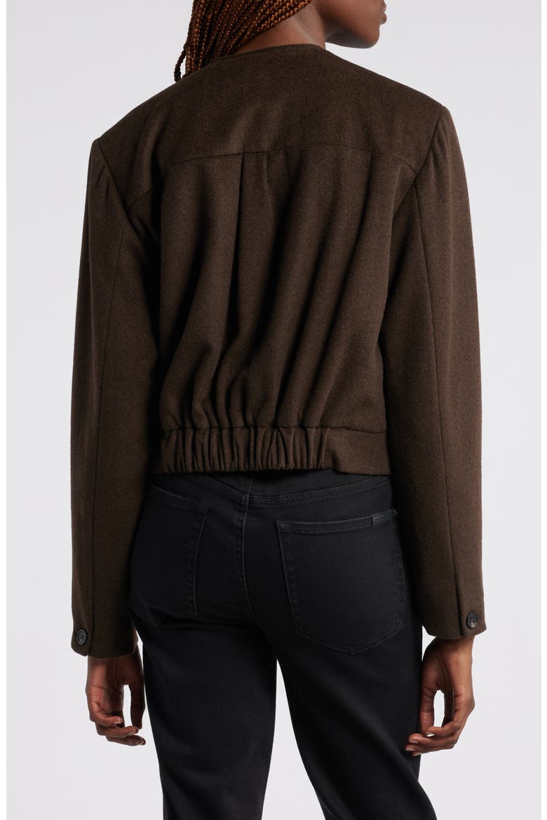 Chandler Wool Blend Jacket, Alternate, color, CHOCOLATE
