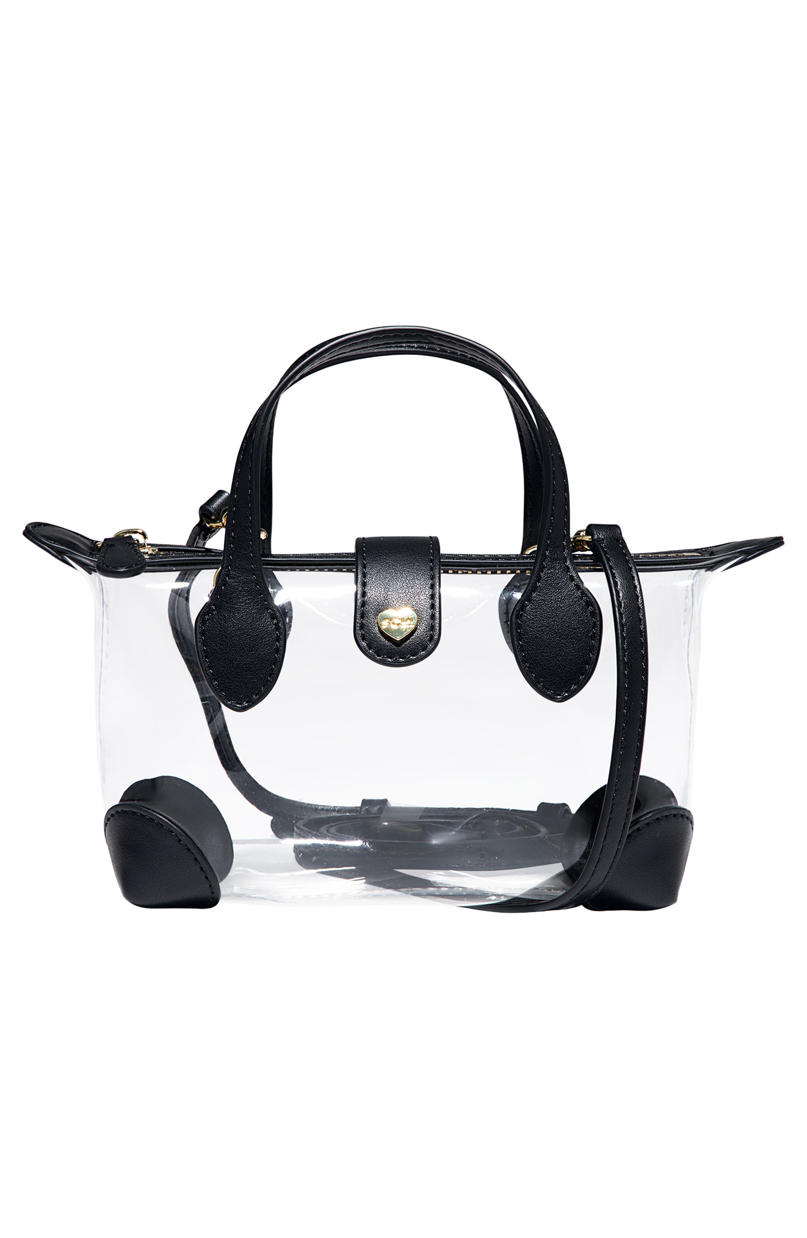 Stoney Clover Lane Clear Crossbody Bag, Alternate, color, Clear/ Noir