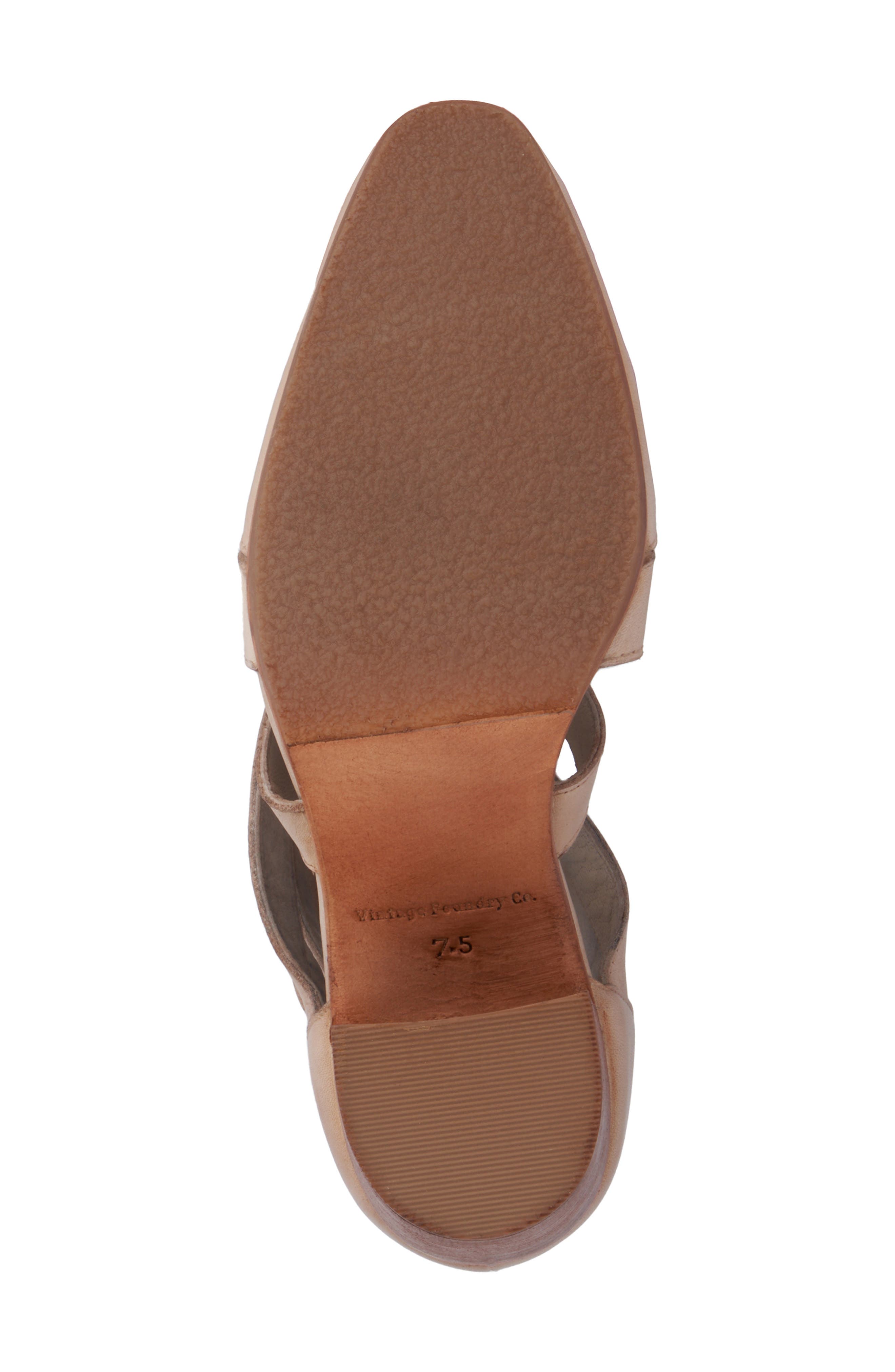 VINTAGE FOUNDRY Vivi Caged Block Heel Bootie, Alternate, color, Ivory