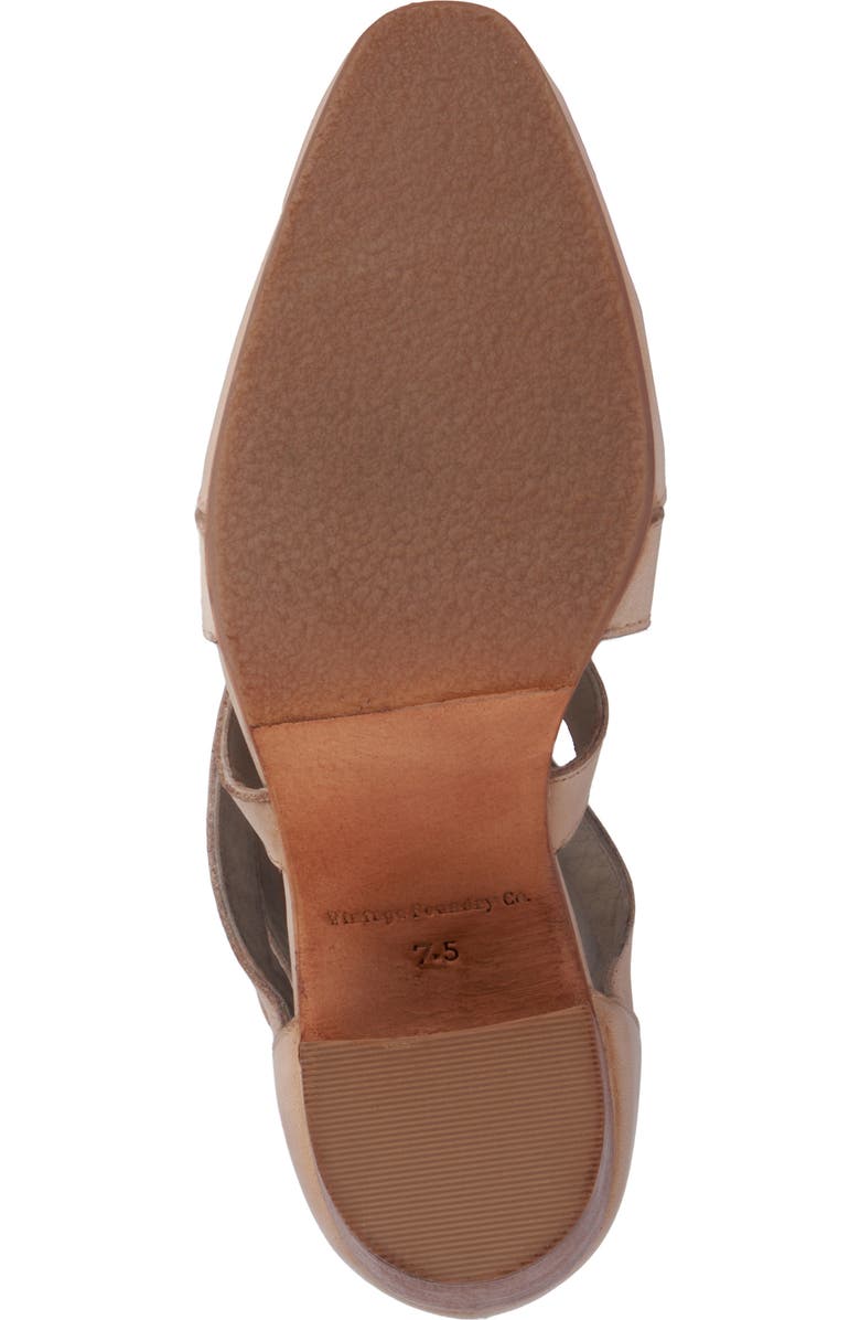 VINTAGE FOUNDRY Vivi Caged Block Heel Bootie, Alternate, color, Ivory