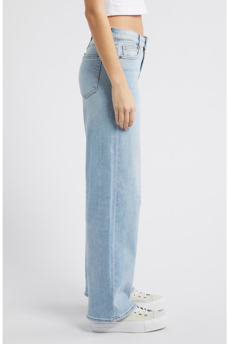Clean Low Rise Wide Leg Dad Jeans, Alternate, color, LIGHT WASH