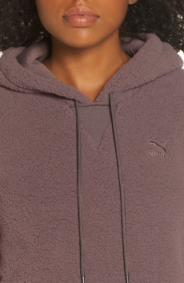 PUMA Downtown Fleece Hoodie, Alternate, color,