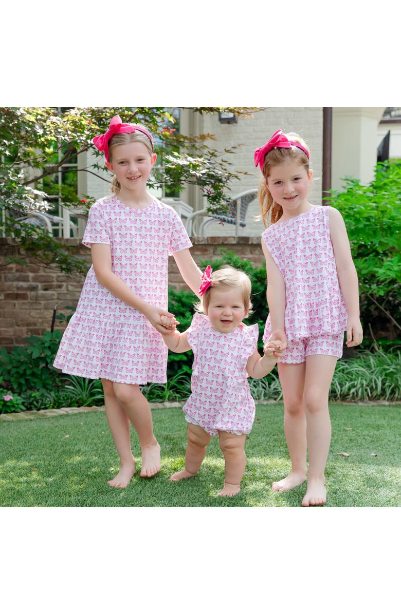 Lila and Hayes Lottie Girls' Dress, Alternate, color, Cartie Butterflies