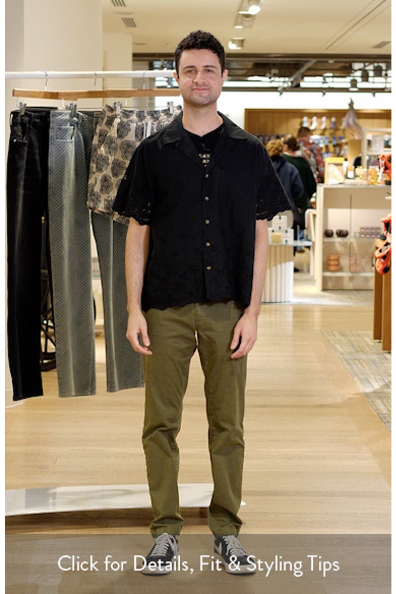 Banks Eyelet Embroidery Camp Shirt video