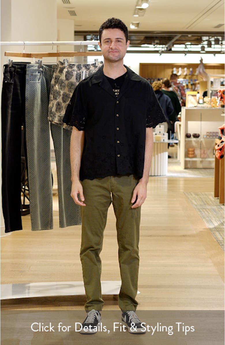 Banks Eyelet Embroidery Camp Shirt, sales video thumbnail