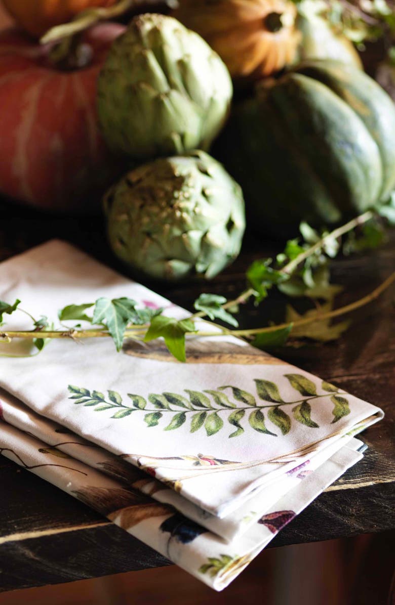 Juliska Forest Walk Set of 4 Napkins, Alternate, color, Caf Au Lait