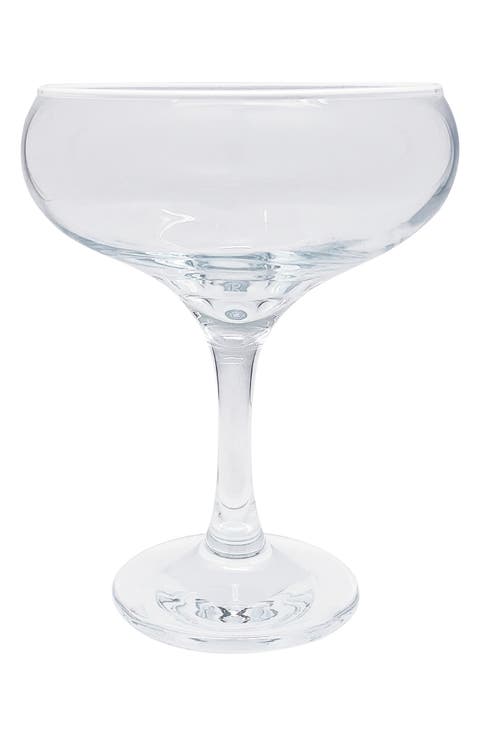 Fine Line Set of 4 Coupe Glasses
