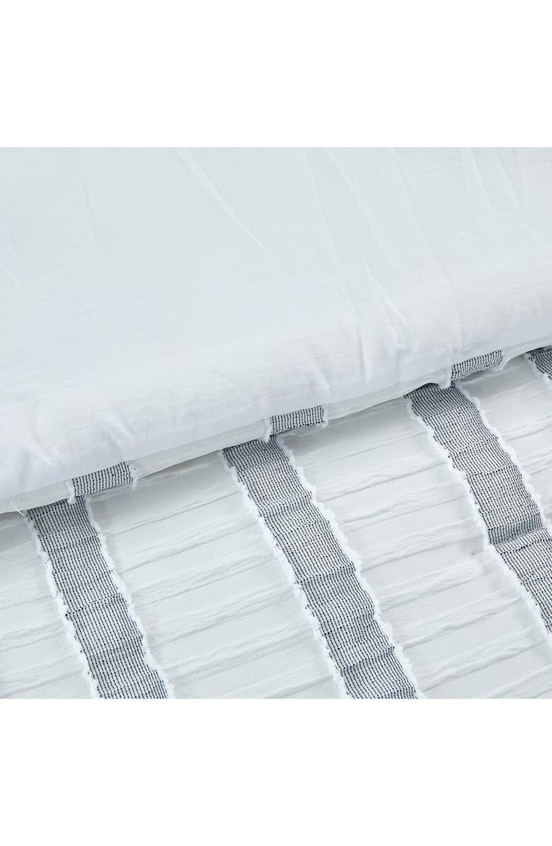 Modern Threads Jacquard Microfiber 5-Piece Comforter Set, Alternate, color, White