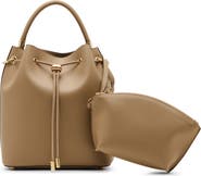 Anne Klein Medium Bucket Bag with Pouch