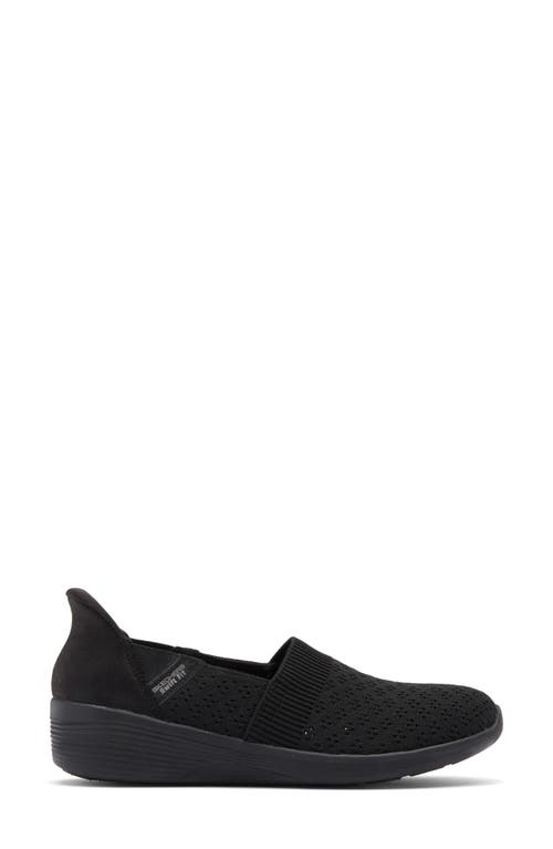 Skechers Arya Swift-fit Slip-on Sneaker In Black