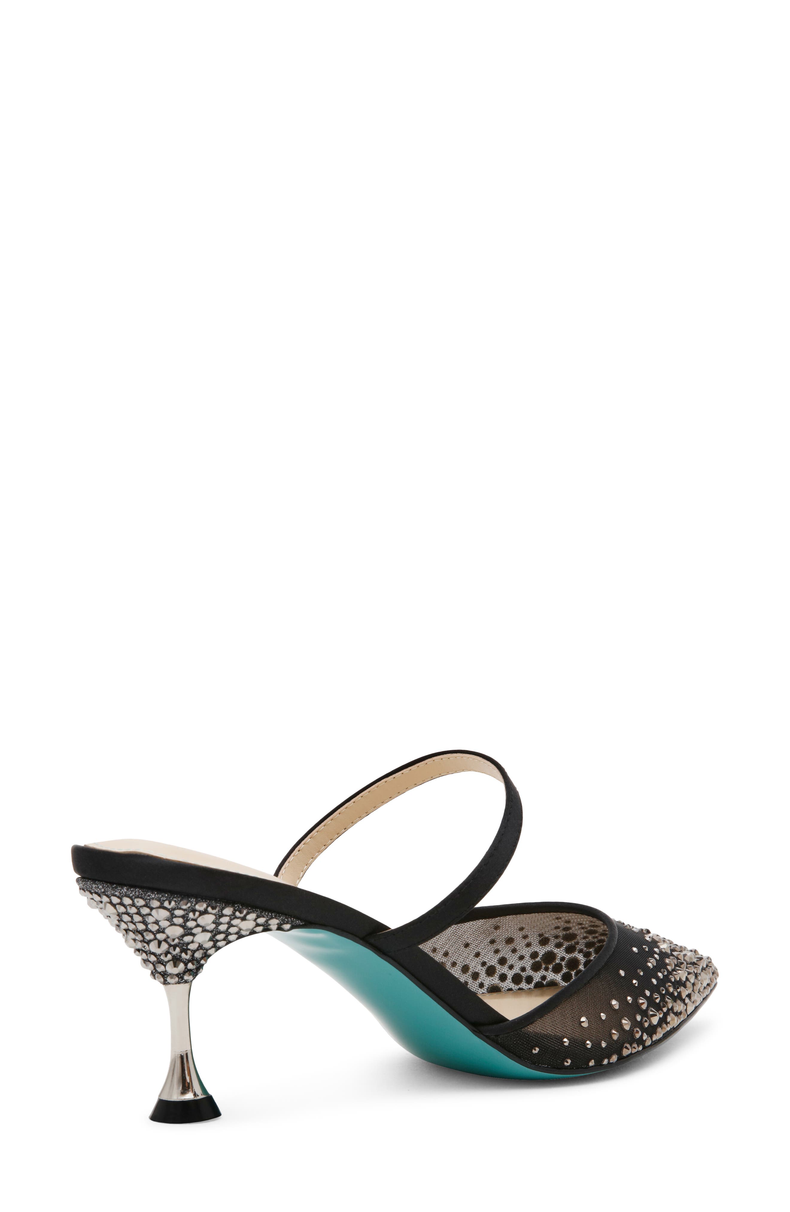 Betsey Johnson Tomy Mary Jane Pointed Toe Mule, Alternate, color, 