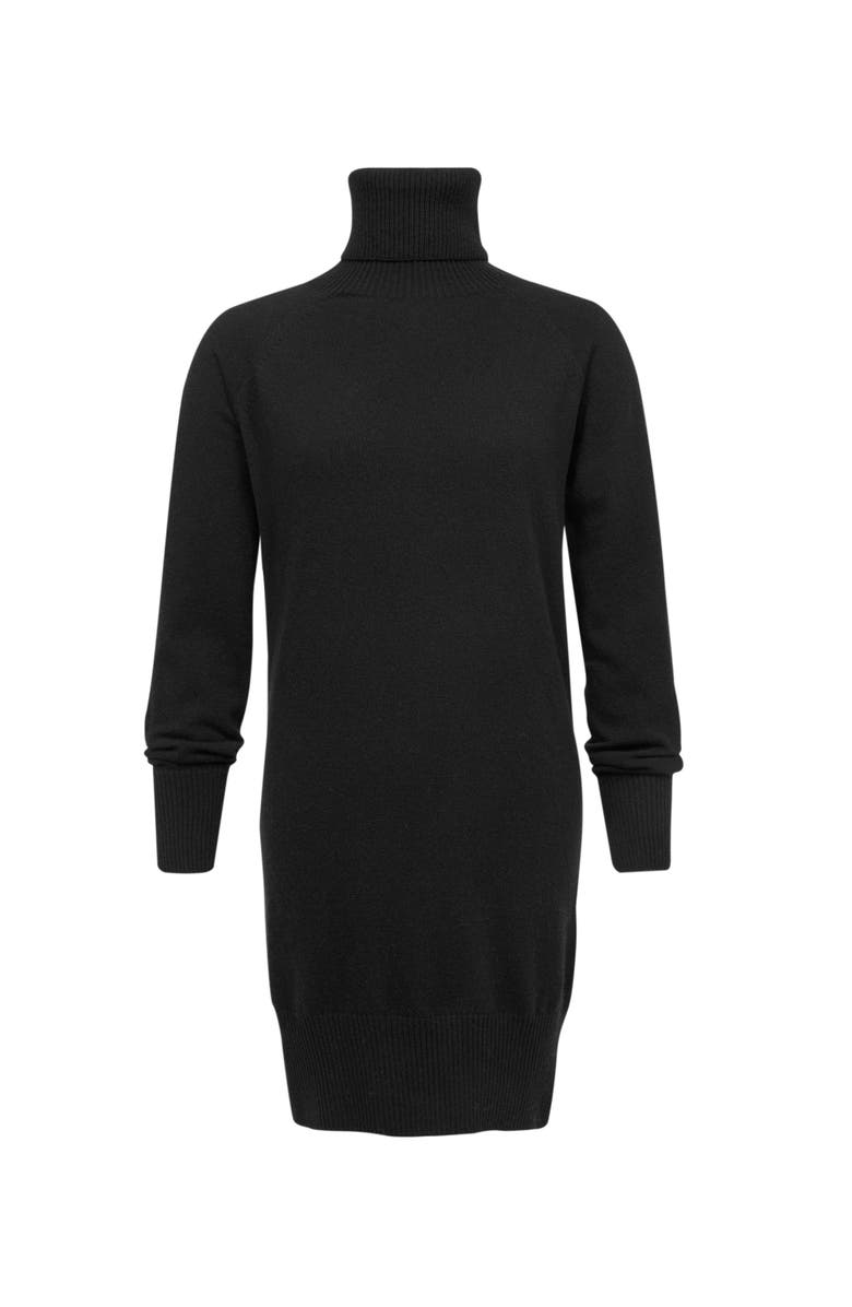 Celtic & Co. Geelong Turtleneck Midi Dress, Alternate, color, Black