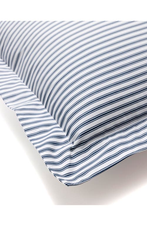 Petite Plume French Ticking Euro Sham In Blue