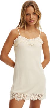 Cotton On Women's Estelle Mini Slip Dress