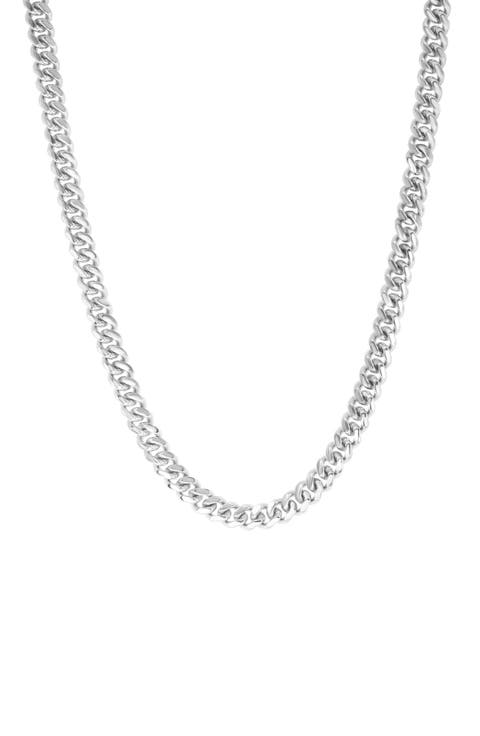 Sterling Silver Chain Link Necklace