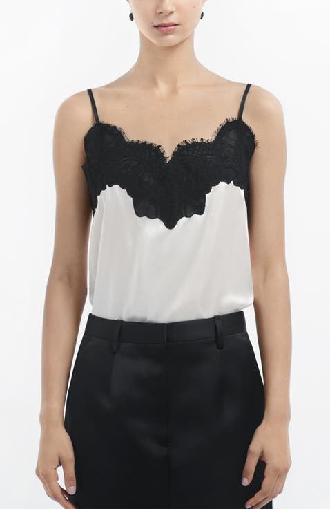 Lace Camisole in Silk