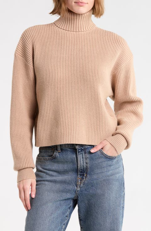 Cozy Rib Turtleneck Sweater