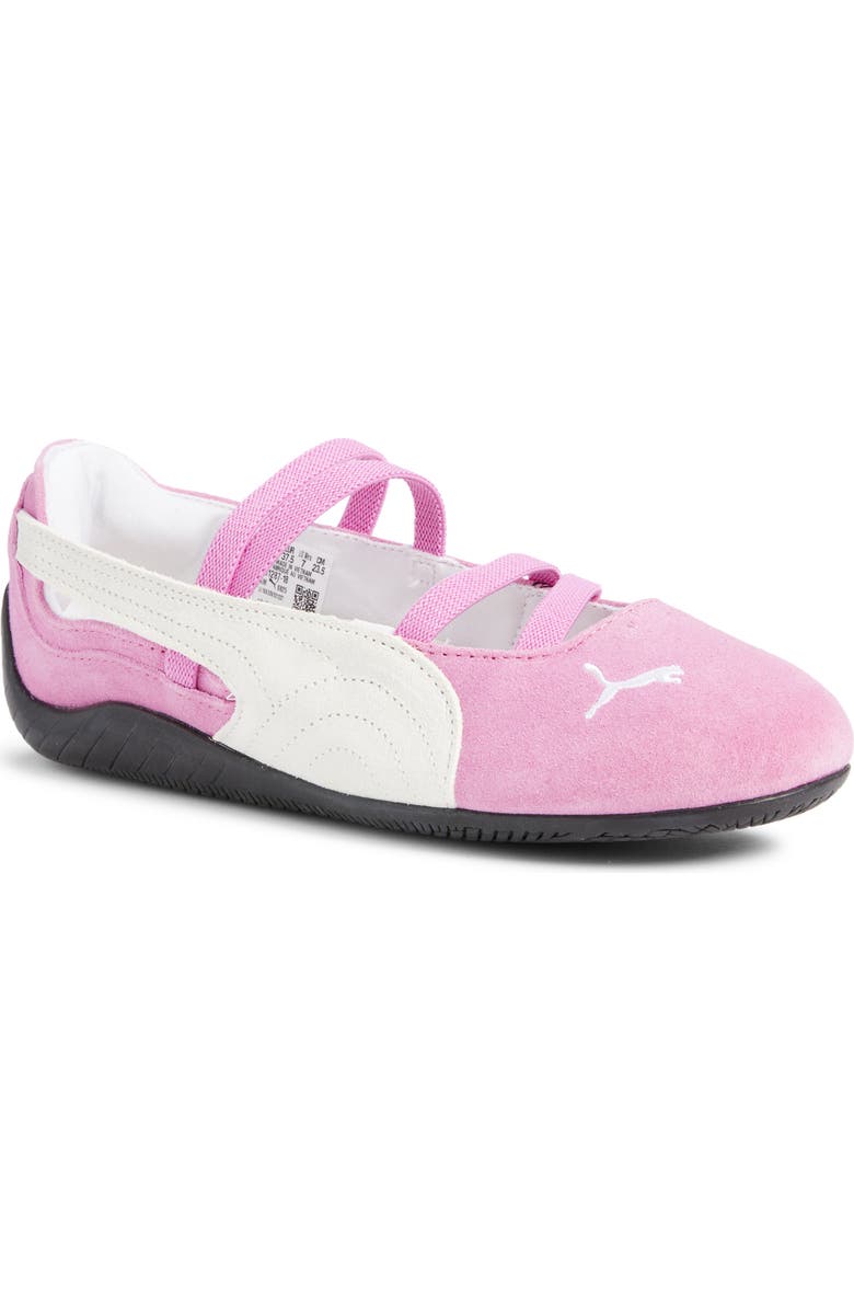PUMA Speedcat Ballet Suede Sneaker, Main, color, Mauve Pop/ Puma Black