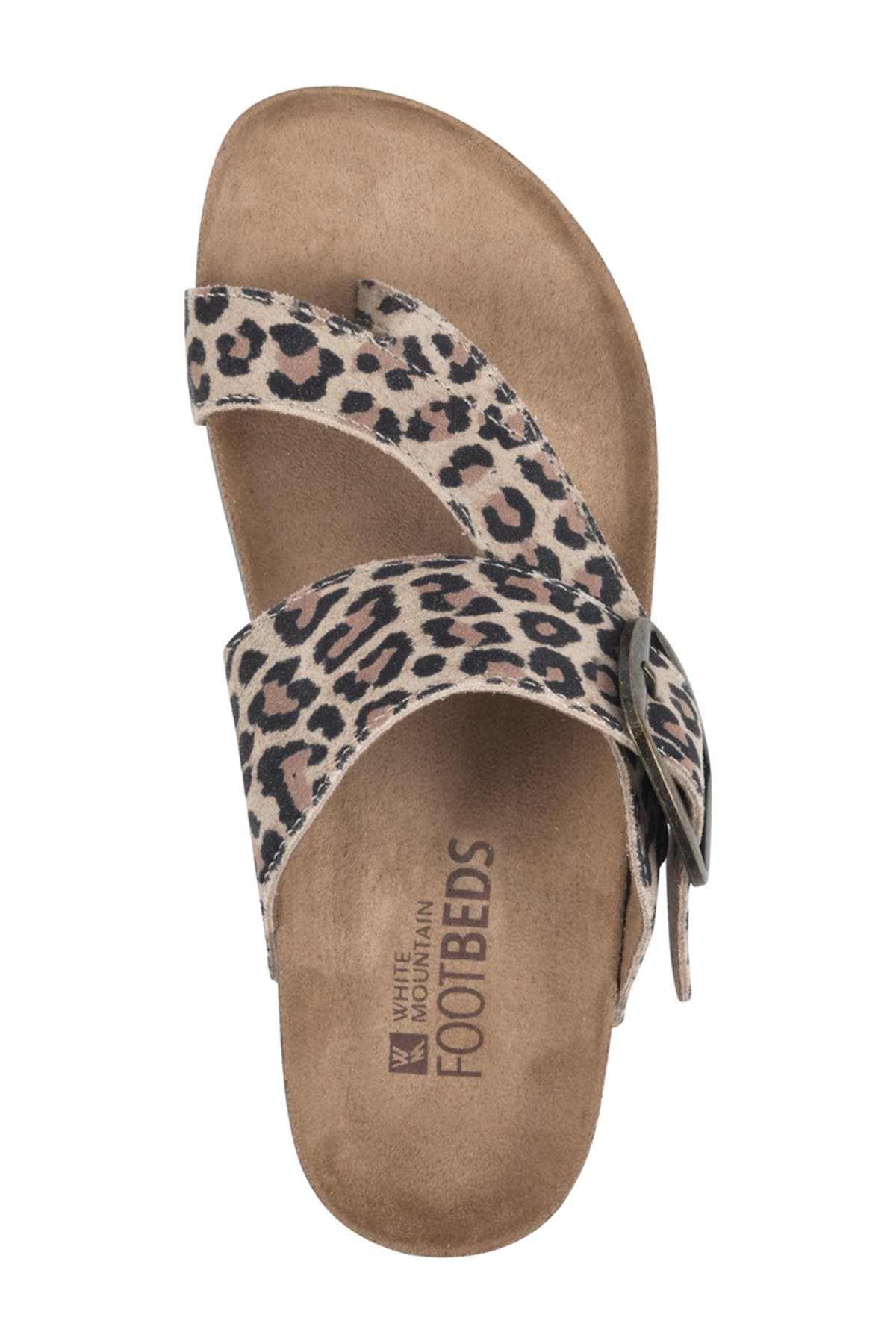 White Mountain Footwear Harley Buckled Footbed Sandal, Alternate, color, 