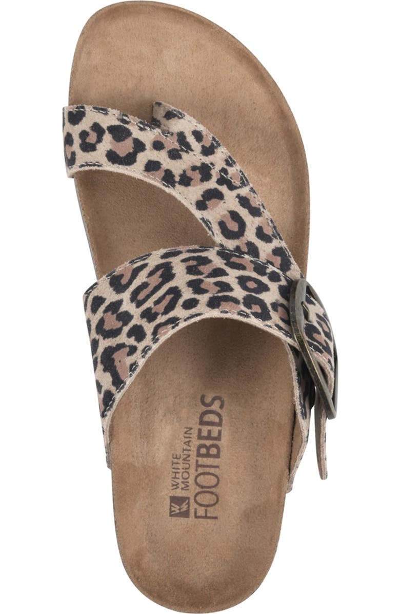 White Mountain Footwear Harley Buckled Footbed Sandal, Alternate, color,