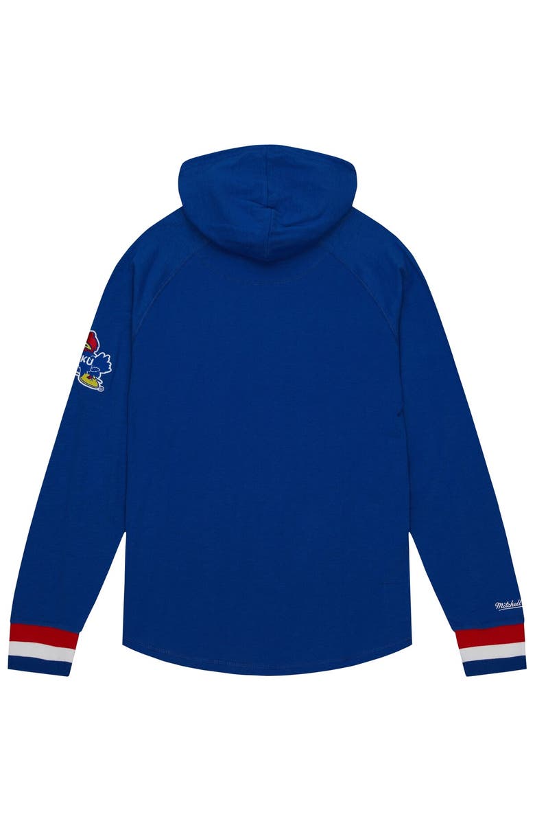 Mitchell & Ness Men's Mitchell & Ness Royal Kansas Jayhawks Legendary Raglan Pullover Hoodie, Alternate, color, Royal