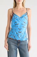 Young, Fabulous & Broke Emmet Cowl Neck Satin Camisole