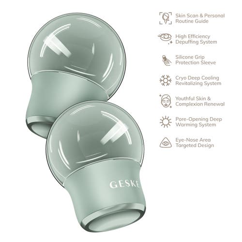 Geske Smartappguided Cool & Warm Face & Body Massager | 7 In Green