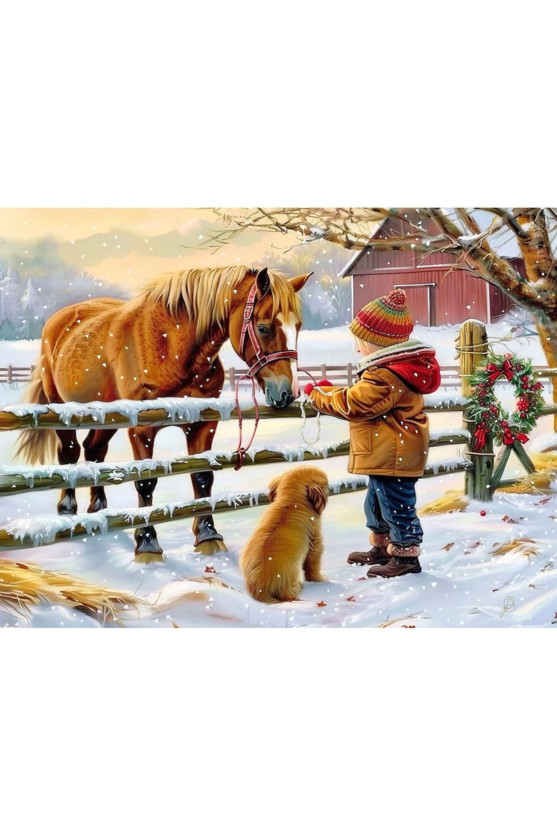 Buddies Sharing 500 piece Jigsaw Puzzle for Adults, Alternate, color, Multicolor