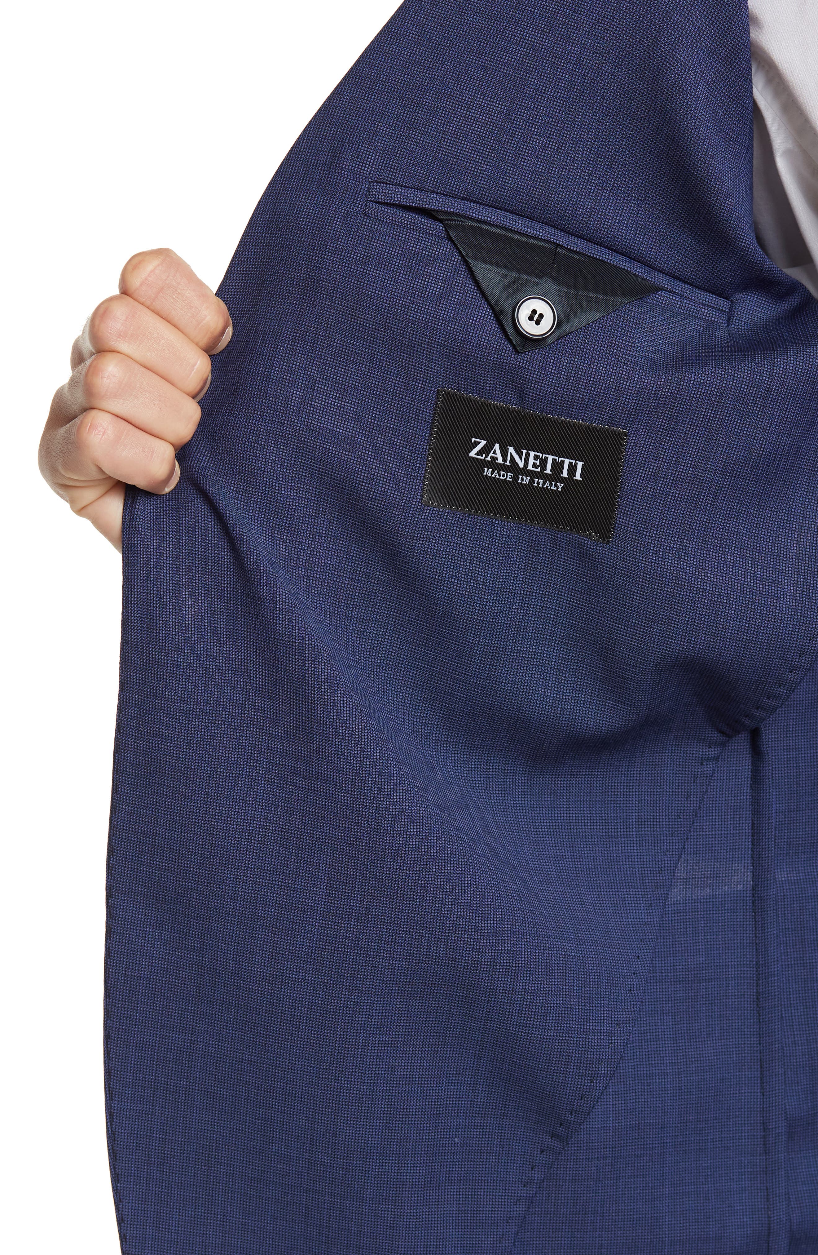ZANETTI BLACK Enrico Sergio Notch Two-Button Soft Suit (Men ...