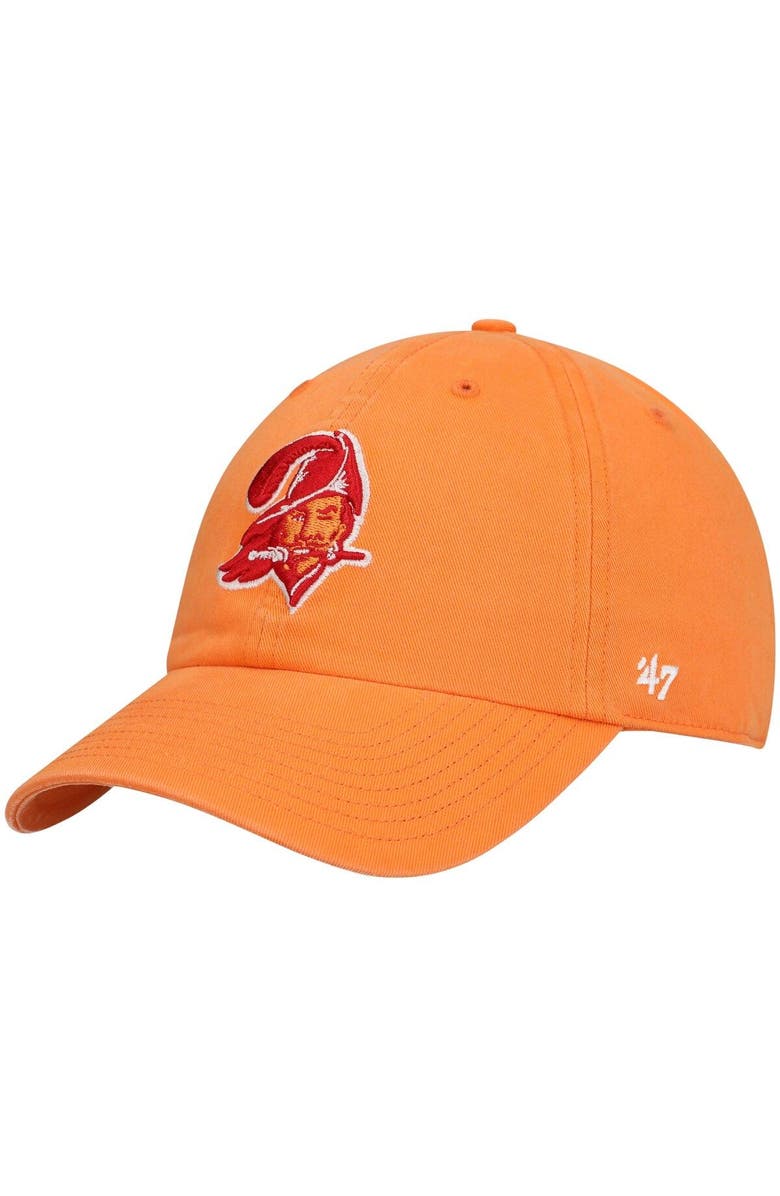 '47 Men's '47 Orange Tampa Bay Buccaneers Clean Up Legacy Adjustable Hat, Main, color, 