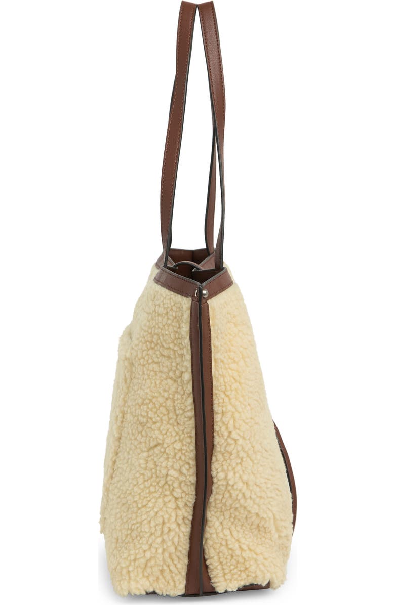 Rebecca Minkoff Megan Faux Shearling Tote, Alternate, color,