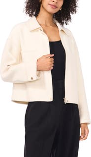 Vince Camuto Patch Pocket Zip Jacket