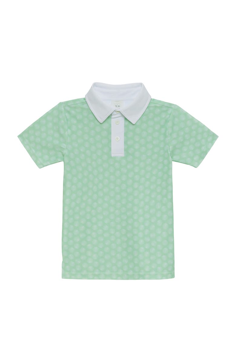 Courtside Kids Boys Polo Shirt, Main, color, Palm Green