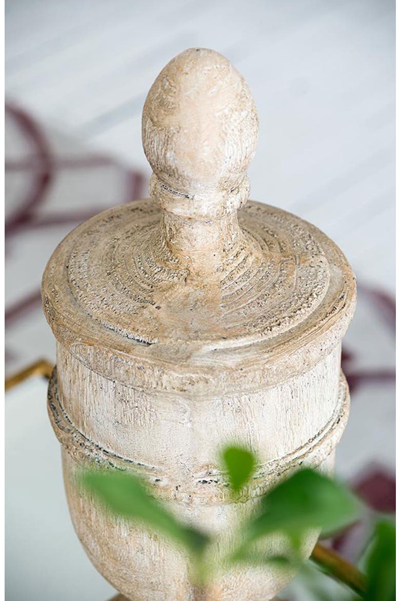 Chester Finial Decorate Tabletop Accent Decor, Alternate, color, CREAM