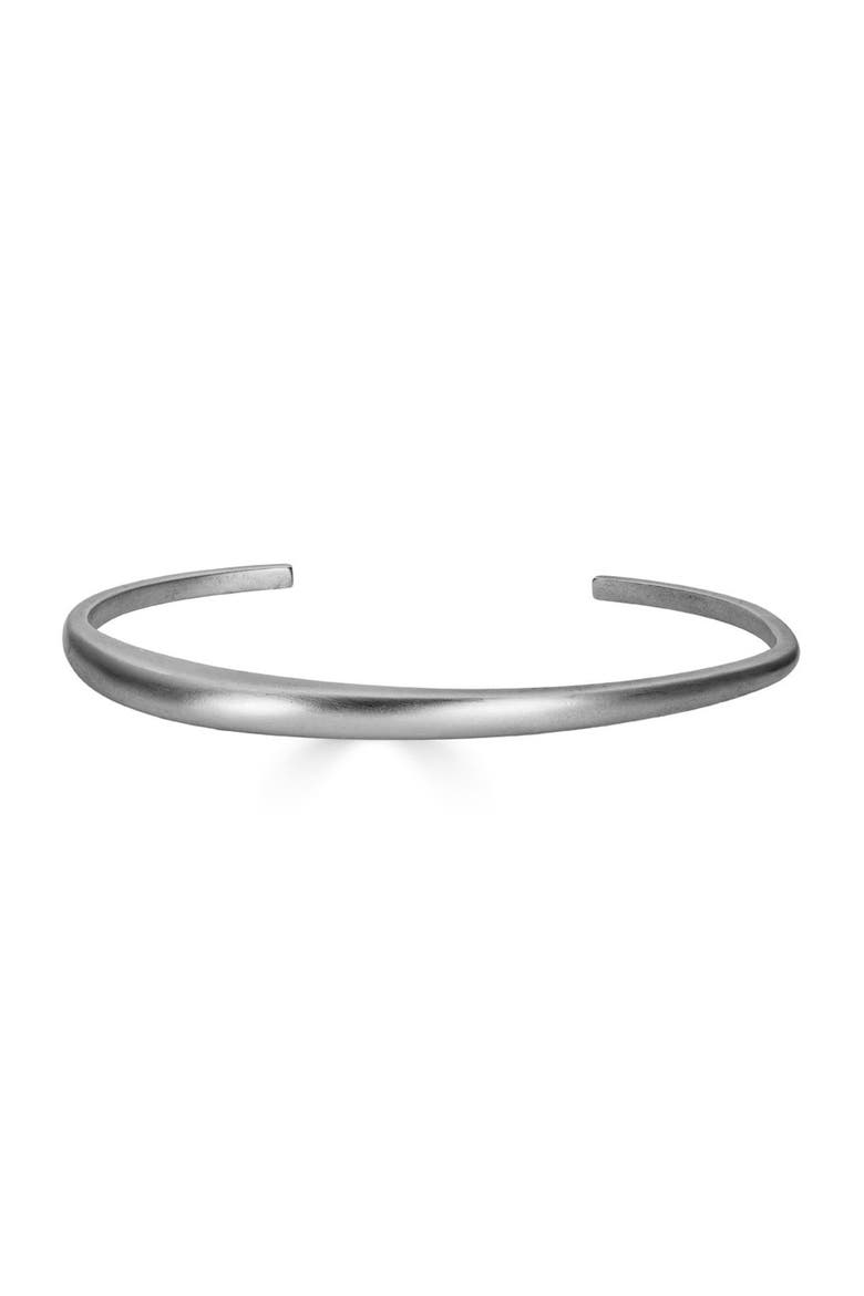 Hiba Cuff Sterling Silver Bracelet, Alternate, color, Silver