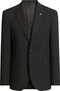 AllSaints Rawdon Slim Fit Peak Lapel Textured Wool
Viscose Blend Sport Coat