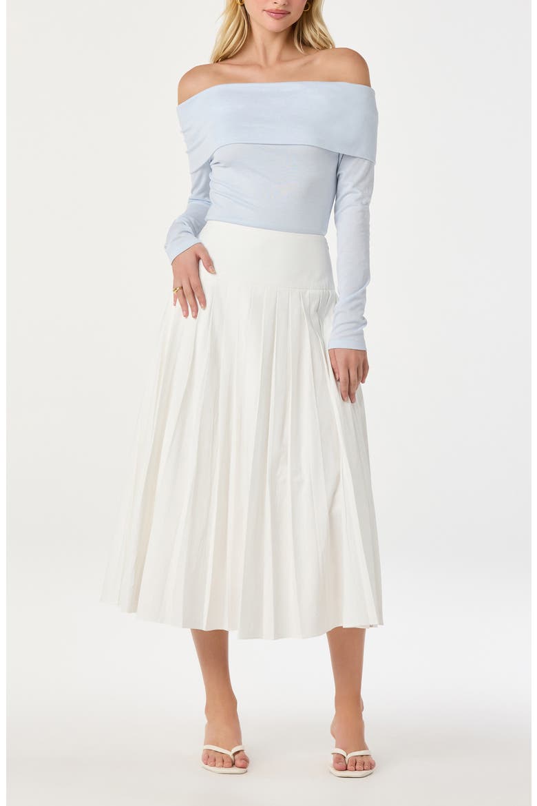 Margie Off the Shoulder Knit Top, Alternate, color, POWDER BLUE