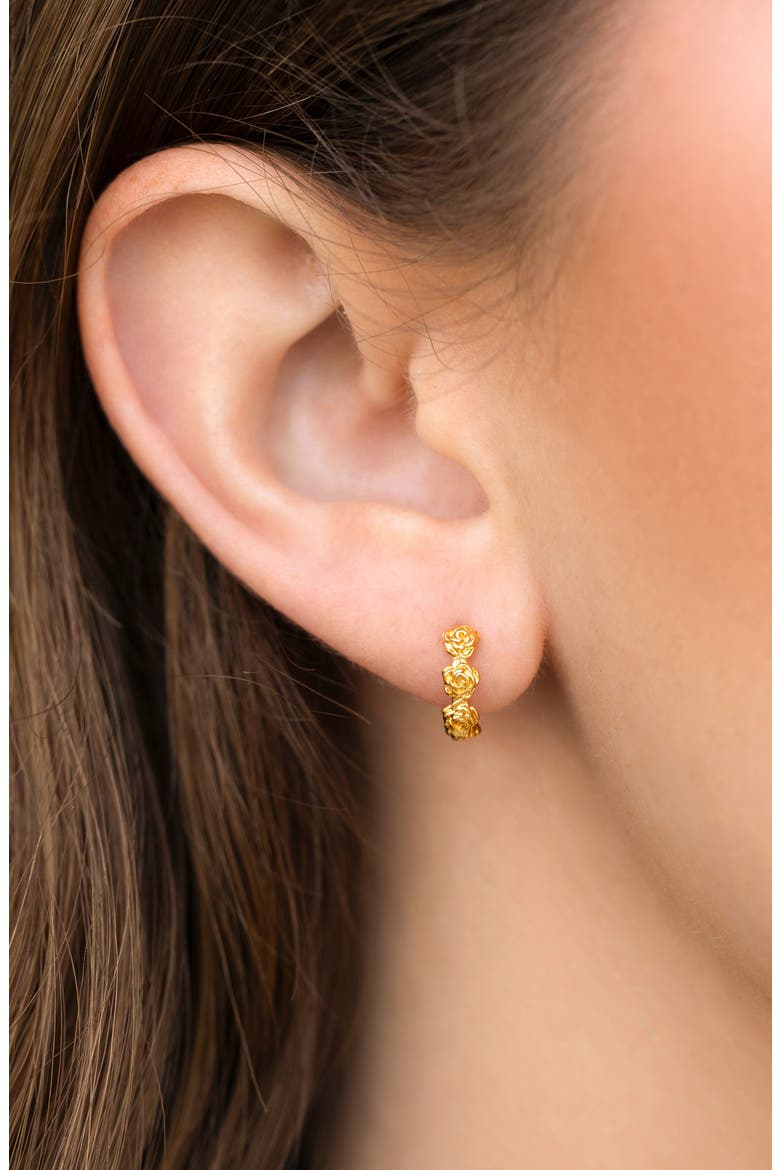 Dolce Vita Rose Huggie Hoop Earrings, Alternate, color, GOLD