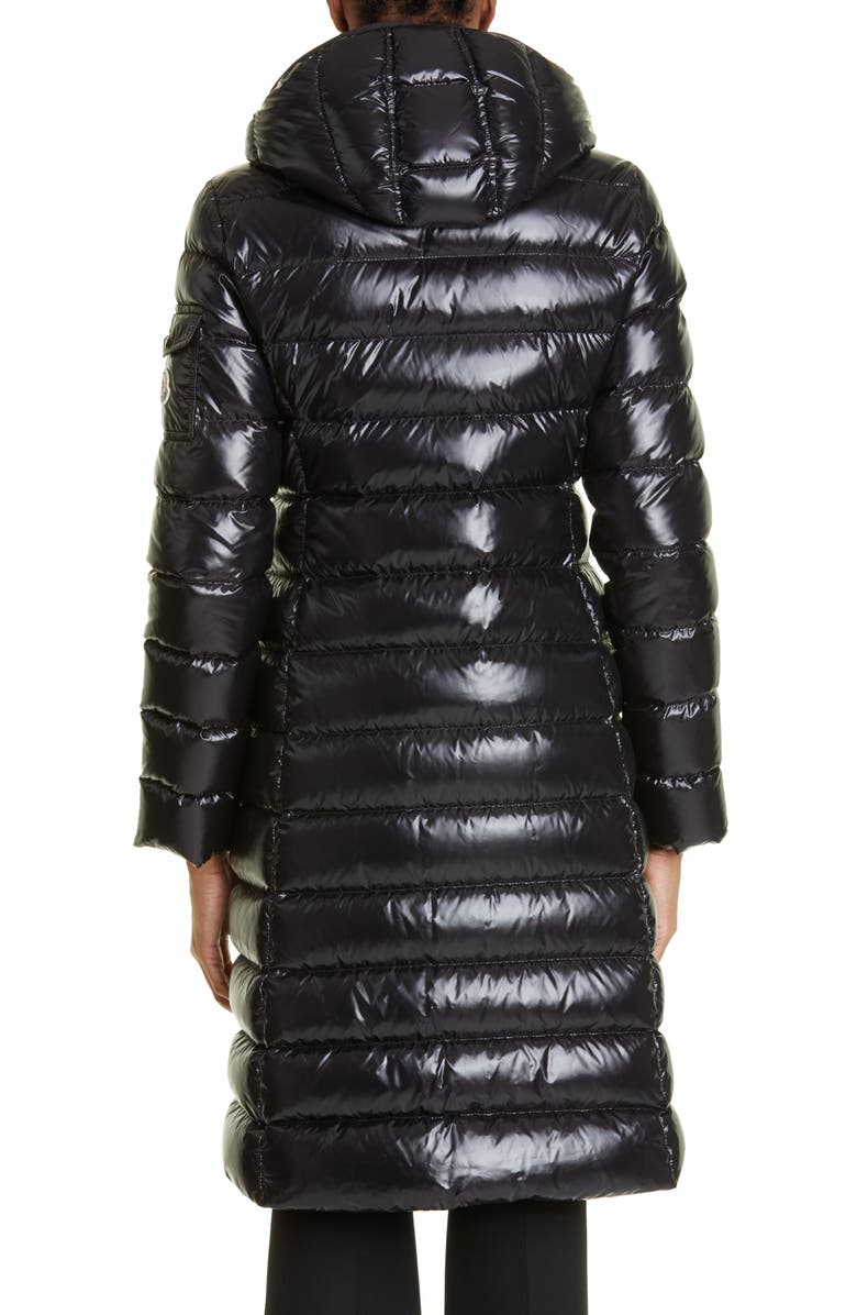 Moncler Moka Quilted Down Long Parka, Alternate, color, 