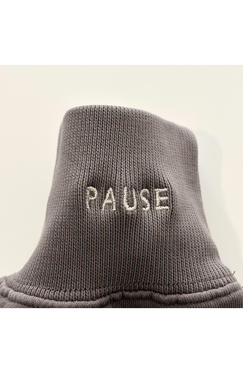 Conscious Ink Pause Be Present Manifest Sweatshirt + Ink, Alternate, color, Faded Grey