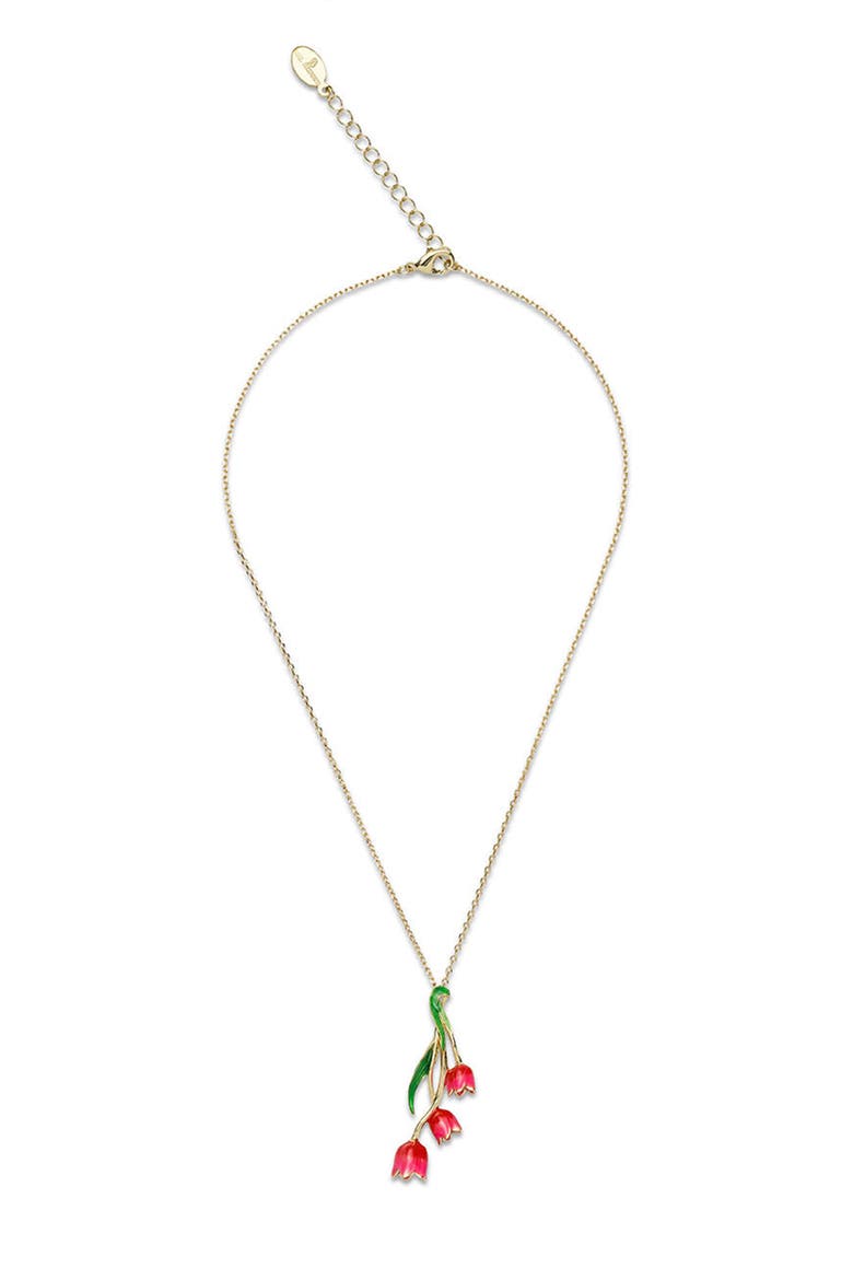 Tulip Pendant, Alternate, color, Red