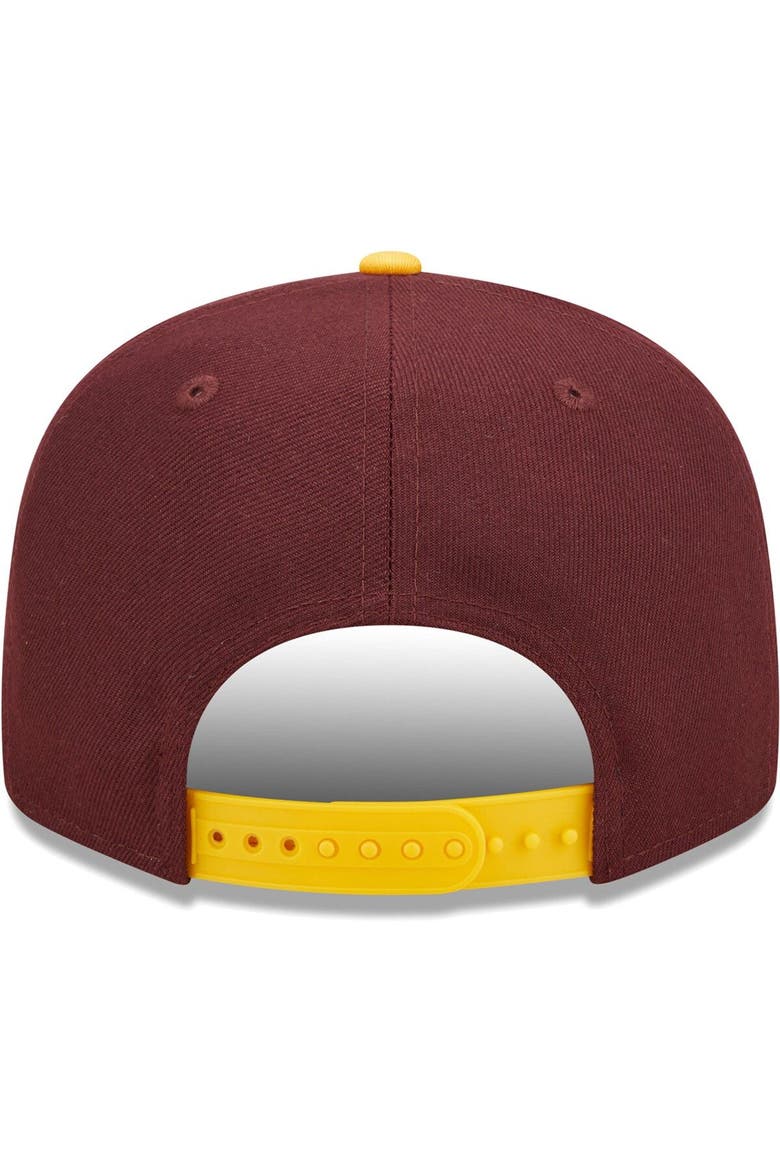 Men's New Era White/Maroon Arizona State Sun Devils Retro Sport 9FIFTY Snapback Hat, Alternate, color, Maroon