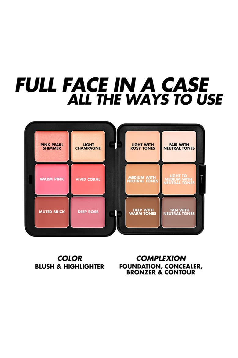 HD Skin Face Essentials Longwear Full Face Cream Palette, Alternate, color, HARMONY 2 TAN TO DEEP