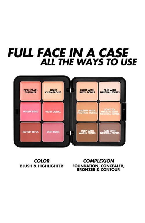 Make Up For Ever Hd Skin Face Essentials Longwear Full Face Cream Palette In Harmony 2 Tan To Deep