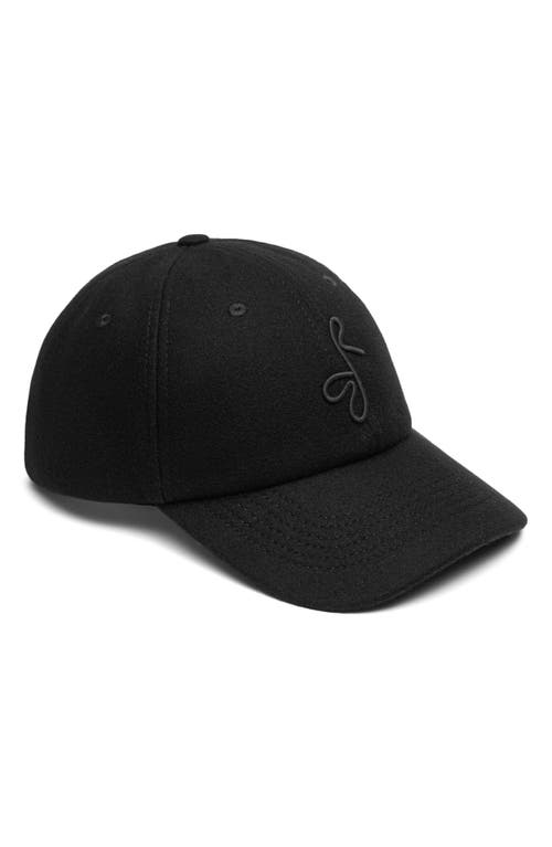 Ruslan Baginskiy Monogram Embroidered Baseball Cap in Black  product