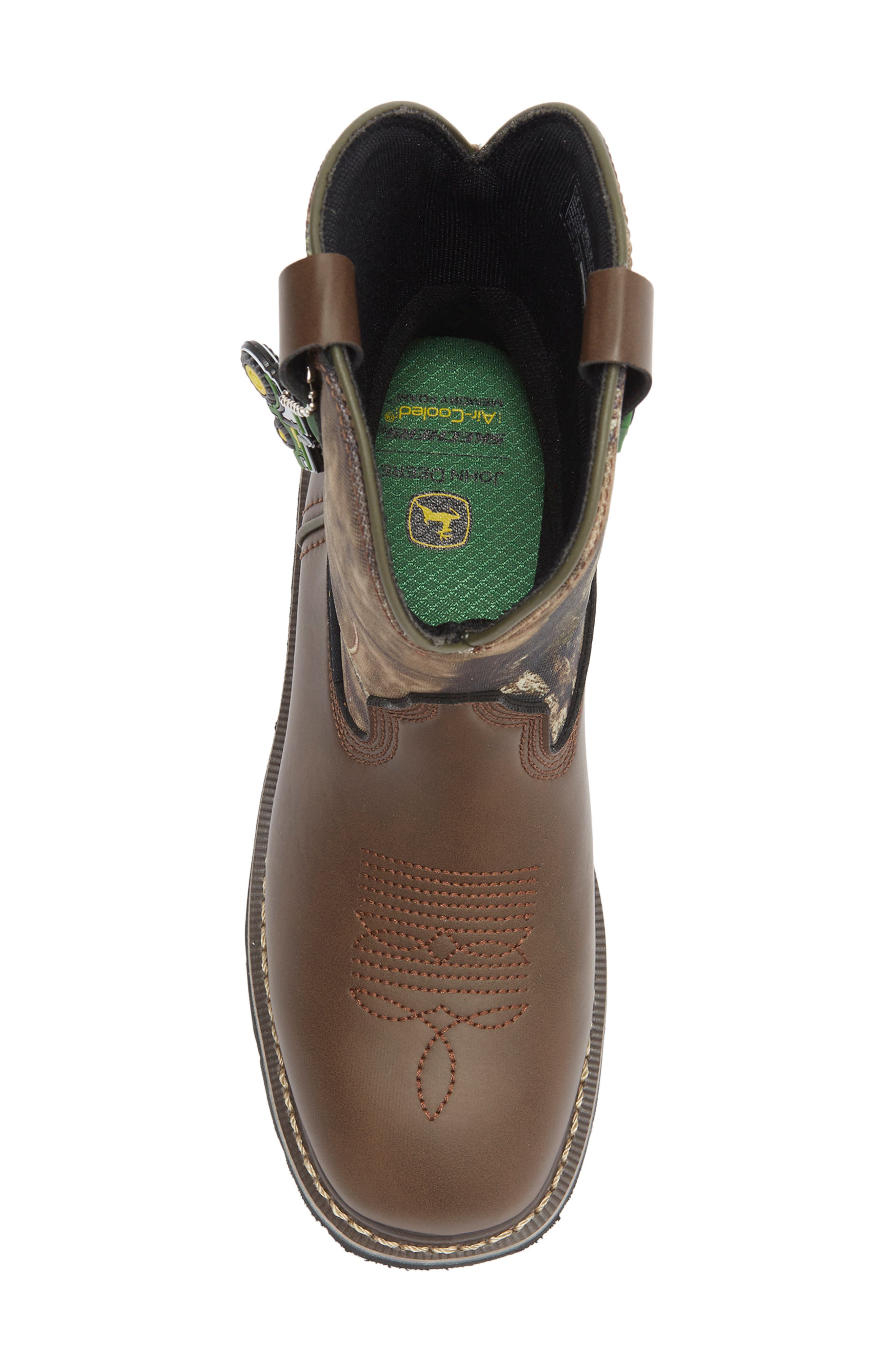 SKECHERS Kids
 x John Deere Rowood Moss Canyon Waterproof Work Boot, Alternate, color, Camo