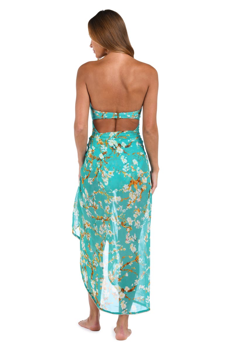 L'AGENCE Maribel Cherry Sheer Cover-Up Pareo, Alternate, color, 