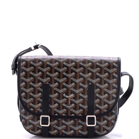 Belvedere Messenger Bag Coated Canvas with Leather PM
